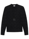 Bottega Veneta 3D Intreccio Crew Neck Sweater 751972V36Y0 1000 - BOTTEGA VENETA - BALAAN 2