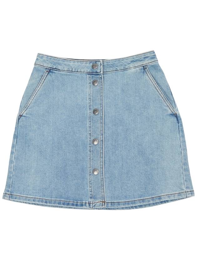 Paula Denim A-line Skirt Wash Indigo - A.P.C. - BALAAN 2