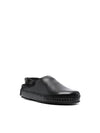 CARGOL Inner Shearling Slingback Loafer WFCARS BLACK - HEREU - BALAAN 2