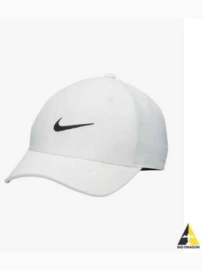 Dri-Fit Club Structured Heathered Ball Cap White - NIKE - BALAAN 2