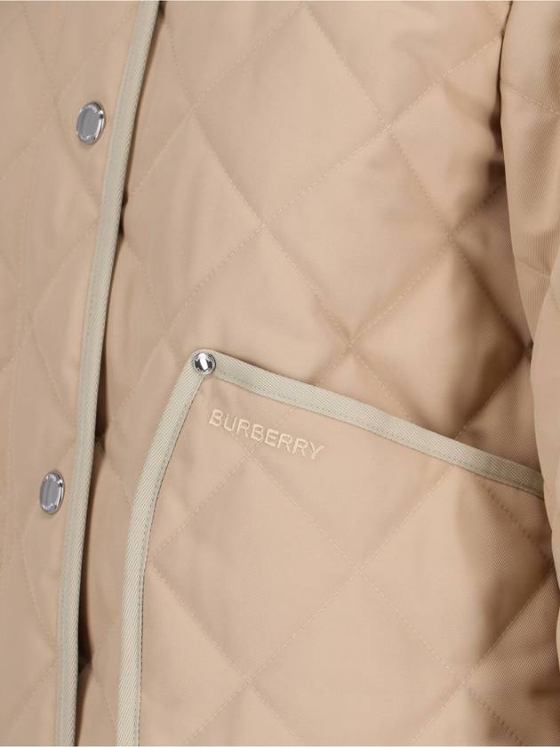 Quilted Classic Collar Jacket Beige - BURBERRY - BALAAN 4