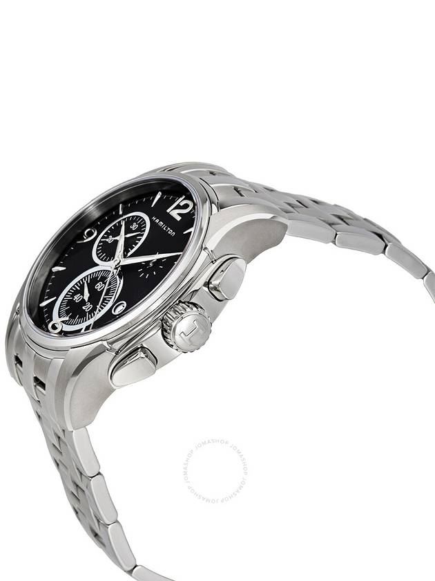 Men's Hamilton Jazzmaster Chrono Quartz Watch Silver - HAMILTON - BALAAN 3