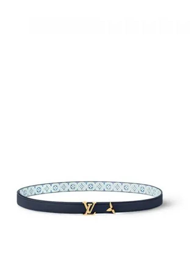 Pretty LV 20MM Reversible Leather Belt Blue - LOUIS VUITTON - BALAAN 1