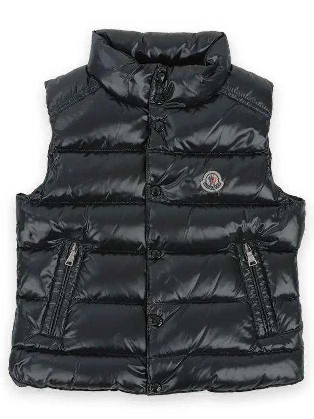 Kids TIB Logo Patch Padded Vest Black 1A12620 68950 999 - MONCLER - BALAAN 2