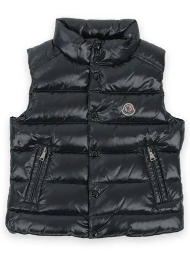 Kids TIB Logo Patch Padded Vest Black 1A12620 68950 999 8 10A - MONCLER - BALAAN 1