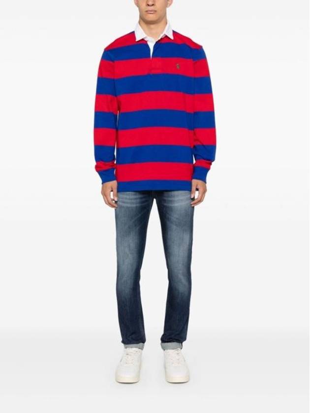 Striped PK t shirt red navy - POLO RALPH LAUREN - BALAAN 9