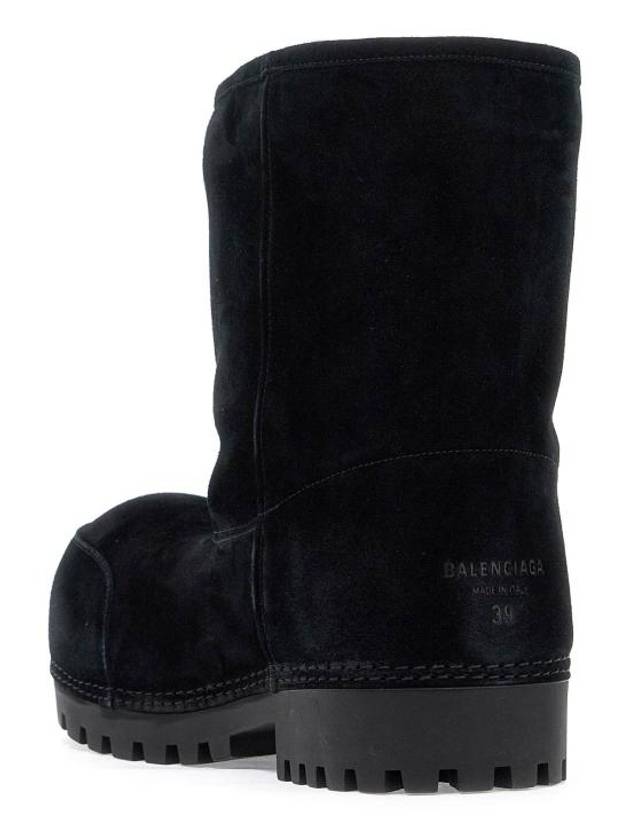 Alaska Fur Low Winter Boots Black - BALENCIAGA - BALAAN 4