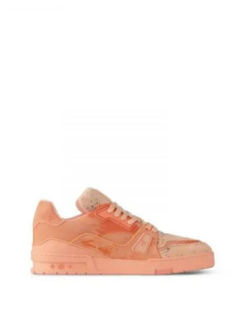 LV Trainer Sneakers Running Shoes Orange 1ACVMZ - LOUIS VUITTON - BALAAN 1