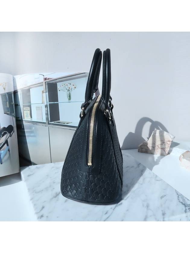 Microssima Small Dome Tote Bag Black - GUCCI - BALAAN 6