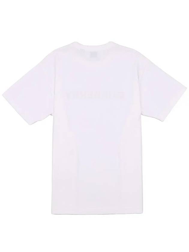 Cotton Short Sleeve T-Shirt White - BURBERRY - BALAAN 3