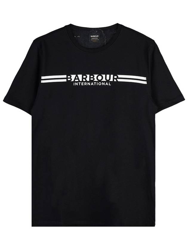 International Cotton Short Sleeve T-Shirt Black - BARBOUR - BALAAN 2