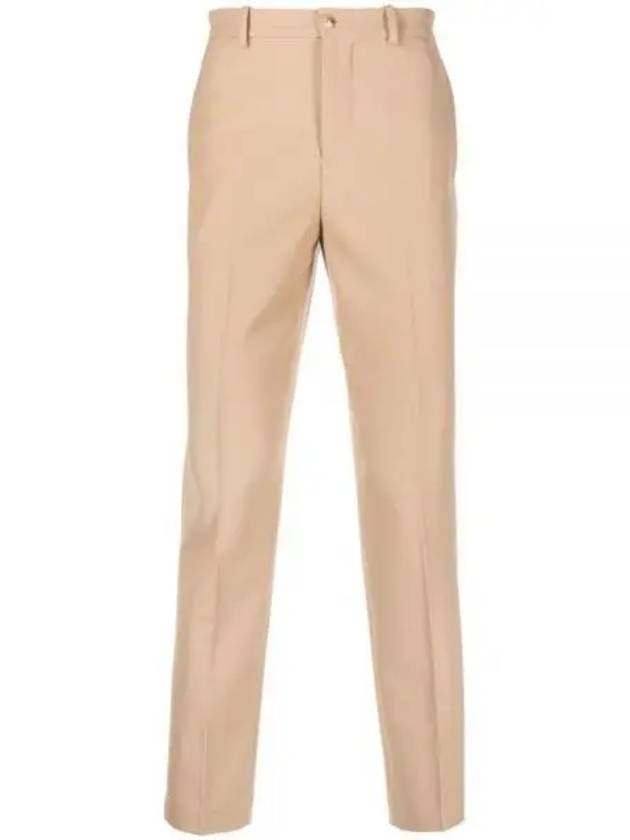 Slacks Pants Beige JM01181WT0020 - MAISON KITSUNE - BALAAN 1