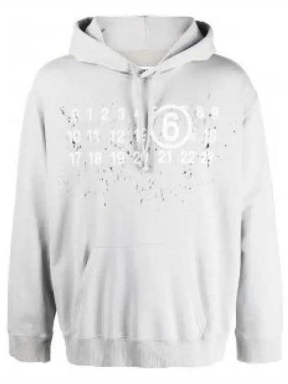 Number Logo Hoodie Sage - MAISON MARGIELA - BALAAN 2