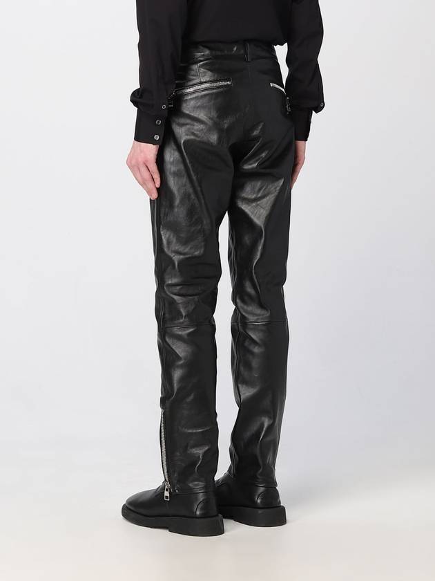 Alexander McQueen leather pants - ALEXANDER MCQUEEN - BALAAN 3