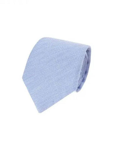 ARMANI 30 9 29 Men s Woven Pattern Wool Tie Light Blue 270075 - EMPORIO ARMANI - BALAAN 1