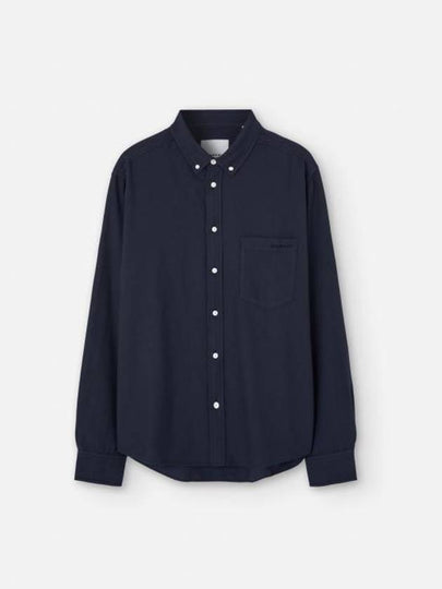 Jasolo Button Up Long Sleeve Shirt Navy - ISABEL MARANT - BALAAN 2