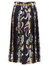 Women s Floral Print Pleated Midi Skirt 157458650 BPG - TORY BURCH - BALAAN 2