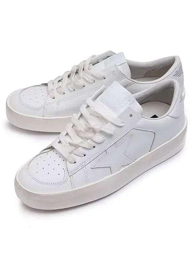 Stardan Leather Low Top Sneakers White - GOLDEN GOOSE - BALAAN 3