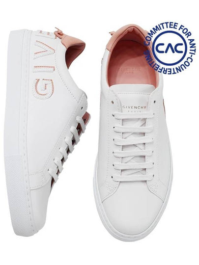 Urban Street Logo Low Top Sneakers Pink White - GIVENCHY - BALAAN 2