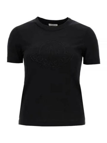 8C00017 829FB 999 Crystal Logo T shirt - MONCLER - BALAAN 1