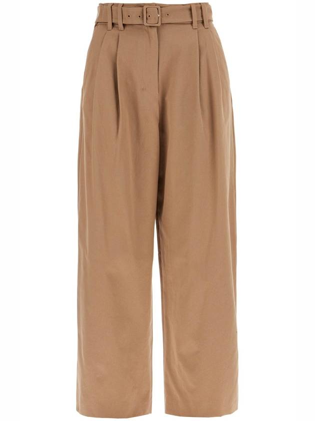 Dina wide pants beige - S MAX MARA - BALAAN 2