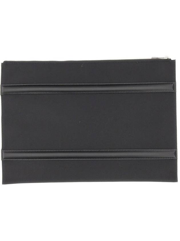 Harness Nylon Clutch Bag Black - ALEXANDER MCQUEEN - BALAAN 3