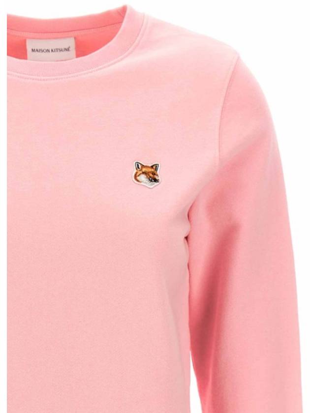 Fox Head Patch Regular Sweatshirt Pink - MAISON KITSUNE - BALAAN 4