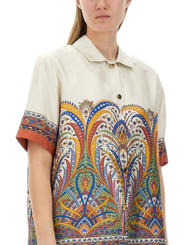 PRINTED SILK SHIRT - ETRO - BALAAN 4