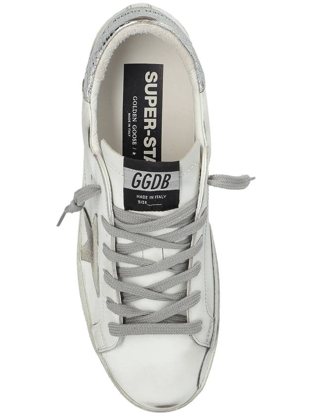 Silver Tab Super Star Low Top Sneakers White - GOLDEN GOOSE - BALAAN 7