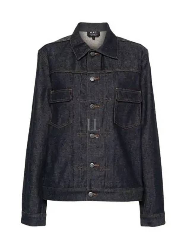 Men's Work Denim Jacket Indigo - A.P.C. - BALAAN 2