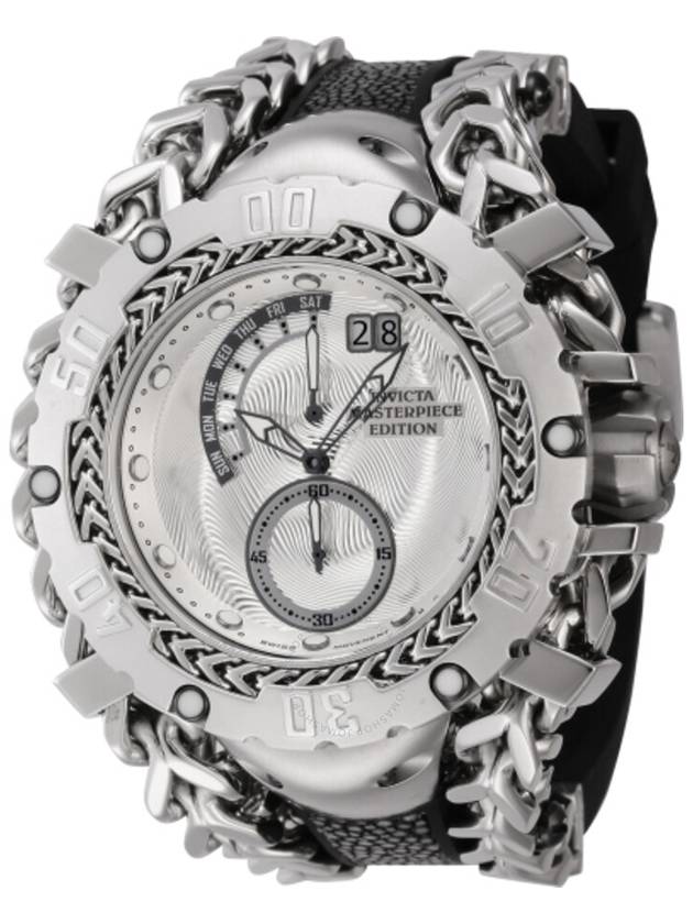 Invicta Masterpiece Quartz Silver Dial Men's Watch 44632 - INVICTA - BALAAN 1