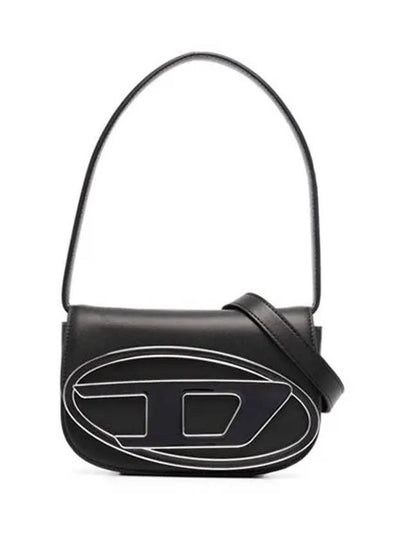 1DR Nappa Leather Shoulder Bag Black - DIESEL - BALAAN 2