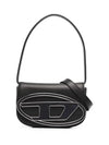 1DR Shoulder Bag in Nappa Leather Black - DIESEL - BALAAN 3