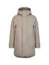 Men s double closure goose down padded coat black 270114 - GIORGIO ARMANI - BALAAN 1