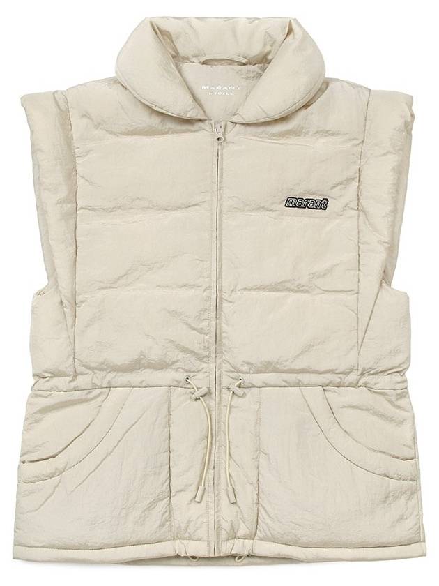 Women's Toby Padded Vest Ecru - ISABEL MARANT ETOILE - BALAAN 2