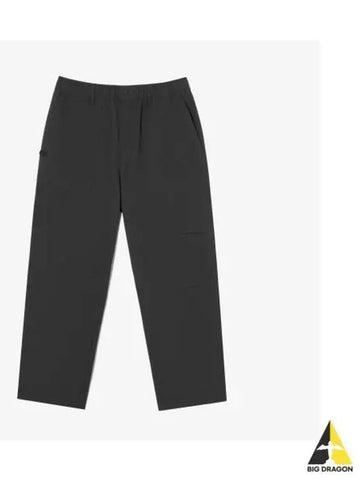 Men s Parachute Wide Pants Black - LACOSTE - BALAAN 1