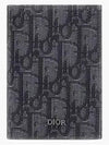 Bi-Fold Card Holder Black  Oblique Jacquard - DIOR - BALAAN 2