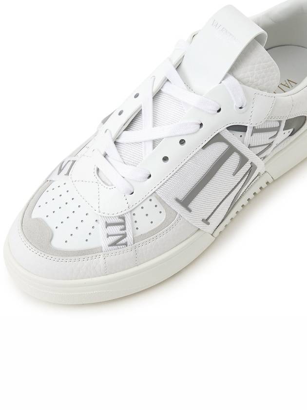 Men's VL7N Logo Band Low Top Sneakers White - VALENTINO - BALAAN 8