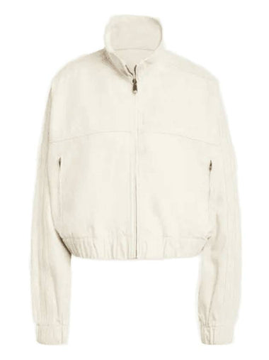 Premium Essential Track Denim Jacket Ivory - ADIDAS - BALAAN 1