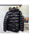 Men s padded Cluny short down jacket black - MONCLER - BALAAN 1