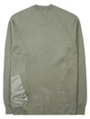 Metropolis Series Double Mix Pocket Sweatshirt Khaki - CP COMPANY - BALAAN 3