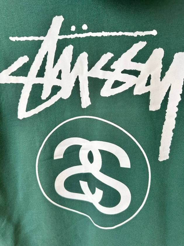 AU Australia SS LINK Hooded Sweatshirt ST0M0520 Forest Green MENS S - STUSSY - BALAAN 5