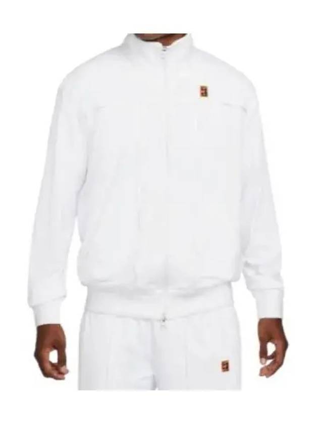 Court Heritage Suit Zip-Up Jacket White - NIKE - BALAAN 2