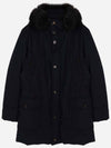 Baldo men s padded jacket dark blue ADS - MOORER - BALAAN 1