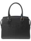 Logo Saffiano Tote Bag Black - PRADA - BALAAN 4