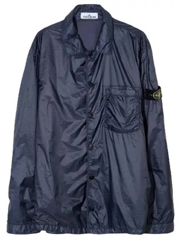 Garment Dyed Micro Yarn Primaloft Jacket Navy - STONE ISLAND - BALAAN 2