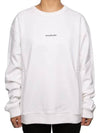 Acne Logo Overfit Sweatshirt Women 2 Colors AI0067 - ACNE STUDIOS - BALAAN 3