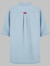 Classic short sleeve denim shirt GEE245 103 light blue - GEECOON - BALAAN 2