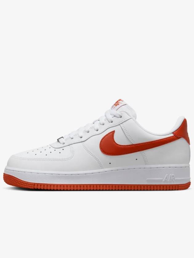 Air Force 1 07 Low Top Sneakers White Dragon Red - NIKE - BALAAN 2