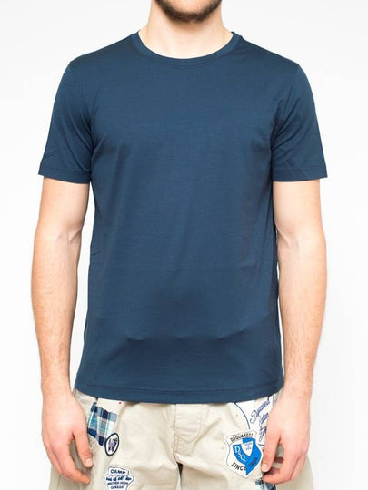 PRADA classic fitted t-shirt avio blue - PRADA - BALAAN 2